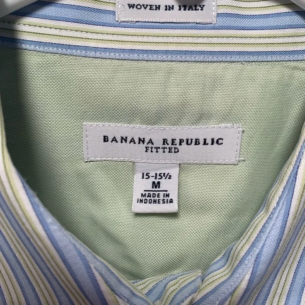 EUC Banana Republic Men’s Pinstriped Dress Shirt 15-15.5